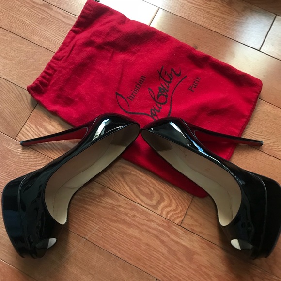 Christian Louboutin Lady Peep 150mm Patent - Picture 5 of 7